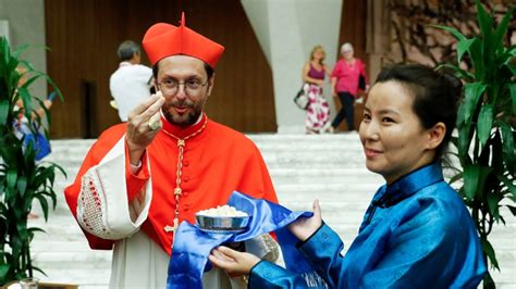 Cardinal says the pope’s visit to Mongolia’s tiny Catholic community will show his dedication